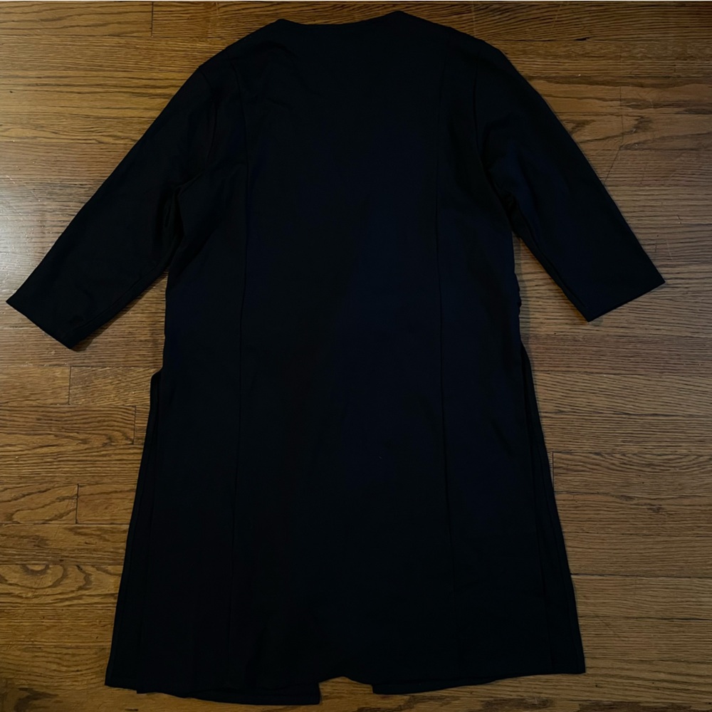 Seek No Further Elegant Black Wrap Cardigan - Picture 6 of 8